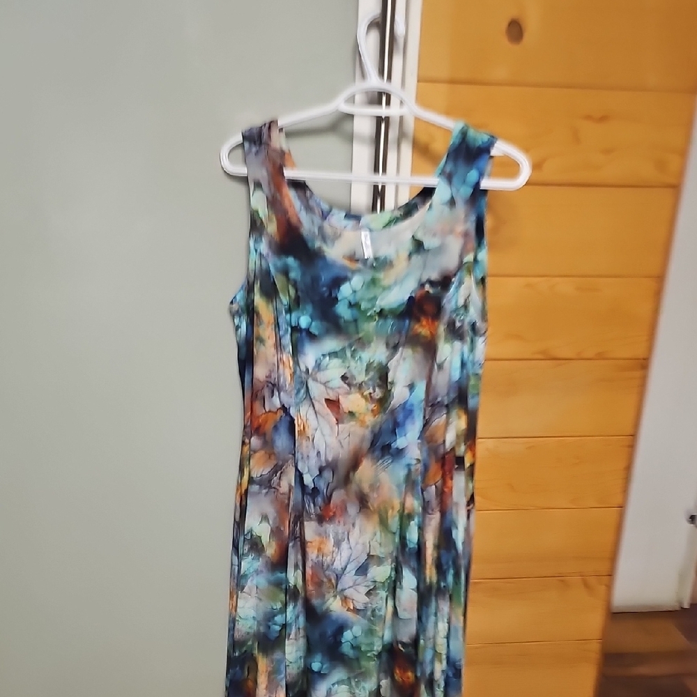 Multicolor Sleeveless Dress